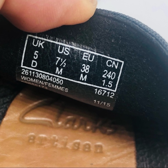 Clarks unstructured charcoal gray women’s slip on loafers size 7.5 - Picture 8 of 9